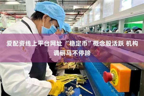 爱配资线上平台网址 “稳定币”概念股活跃 机构调研马不停蹄