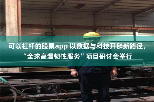 可以杠杆的股票app 以数据与科技开辟新路径，“全球高温韧性服务”项目研讨会举行