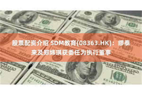 股票配资介绍 SDM教育(08363.HK)：缪泰来及郑炜琪获委任为执行董事